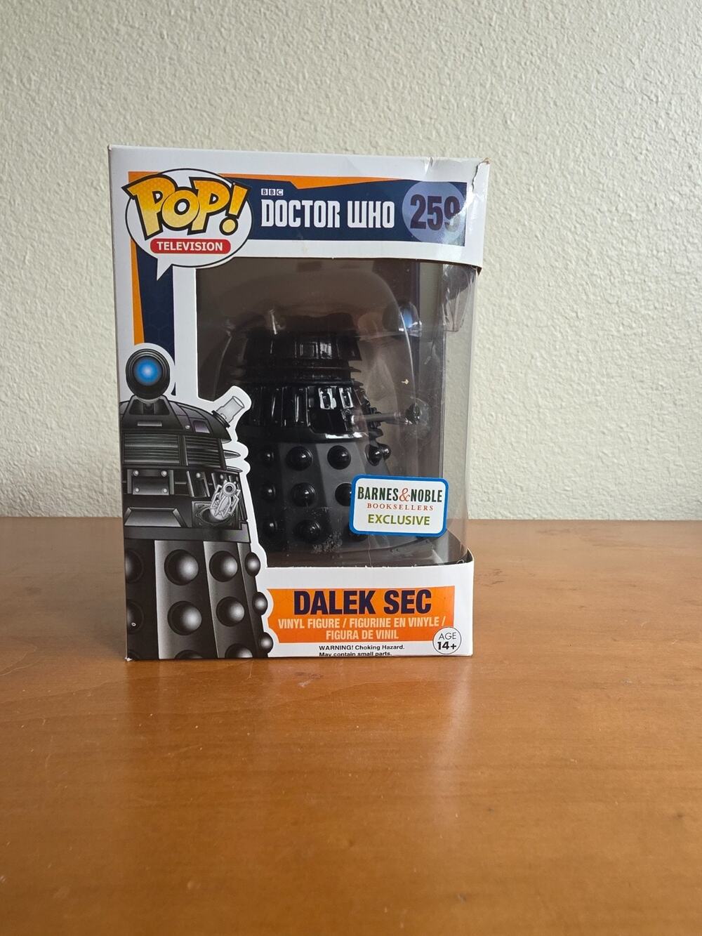 Funko POP Television Doctor Who Vinyl Figure DALEK SEC 259 Exclsv box damage